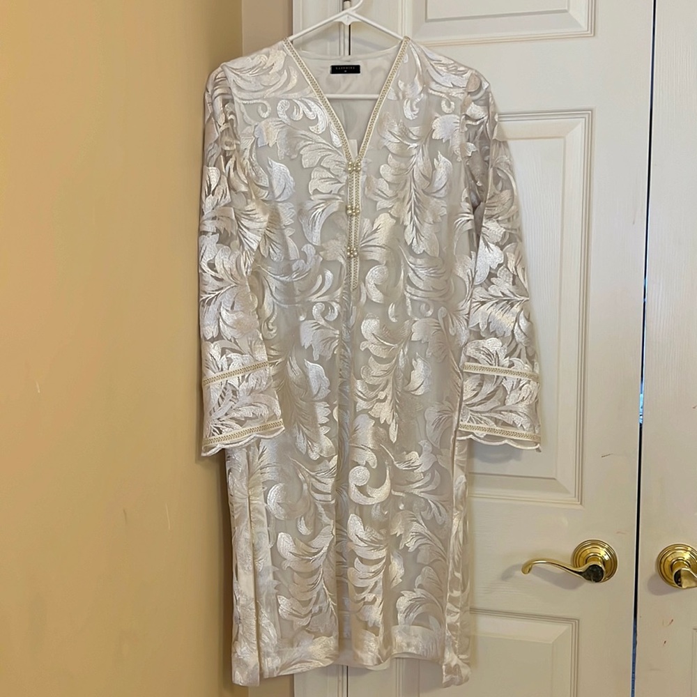 Sapphire Shirt - Pakistani - White - Eid - Size Medium